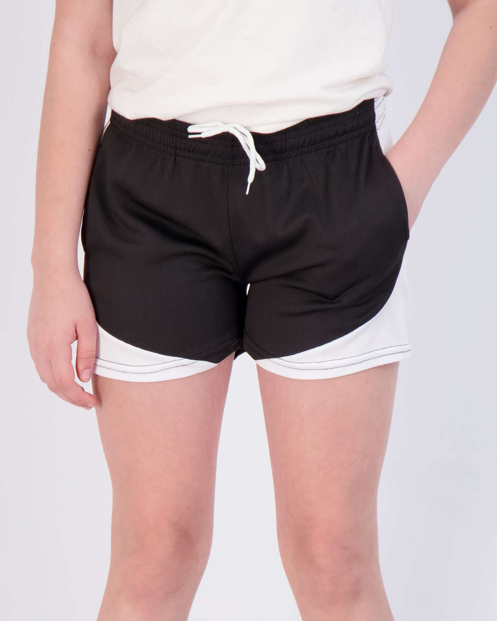 4 Pack: Girls' Mesh Athletic Performance Shorts