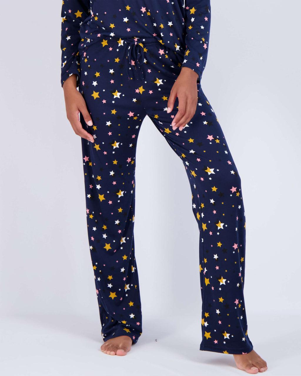 2 Pack: Women’s Pajama Set Super-Soft Long Sleeve Top With Pants