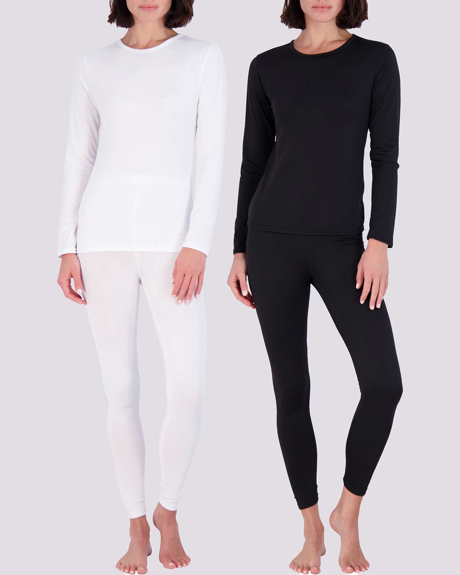 4 Piece: Womens Thermal Underwear Set
