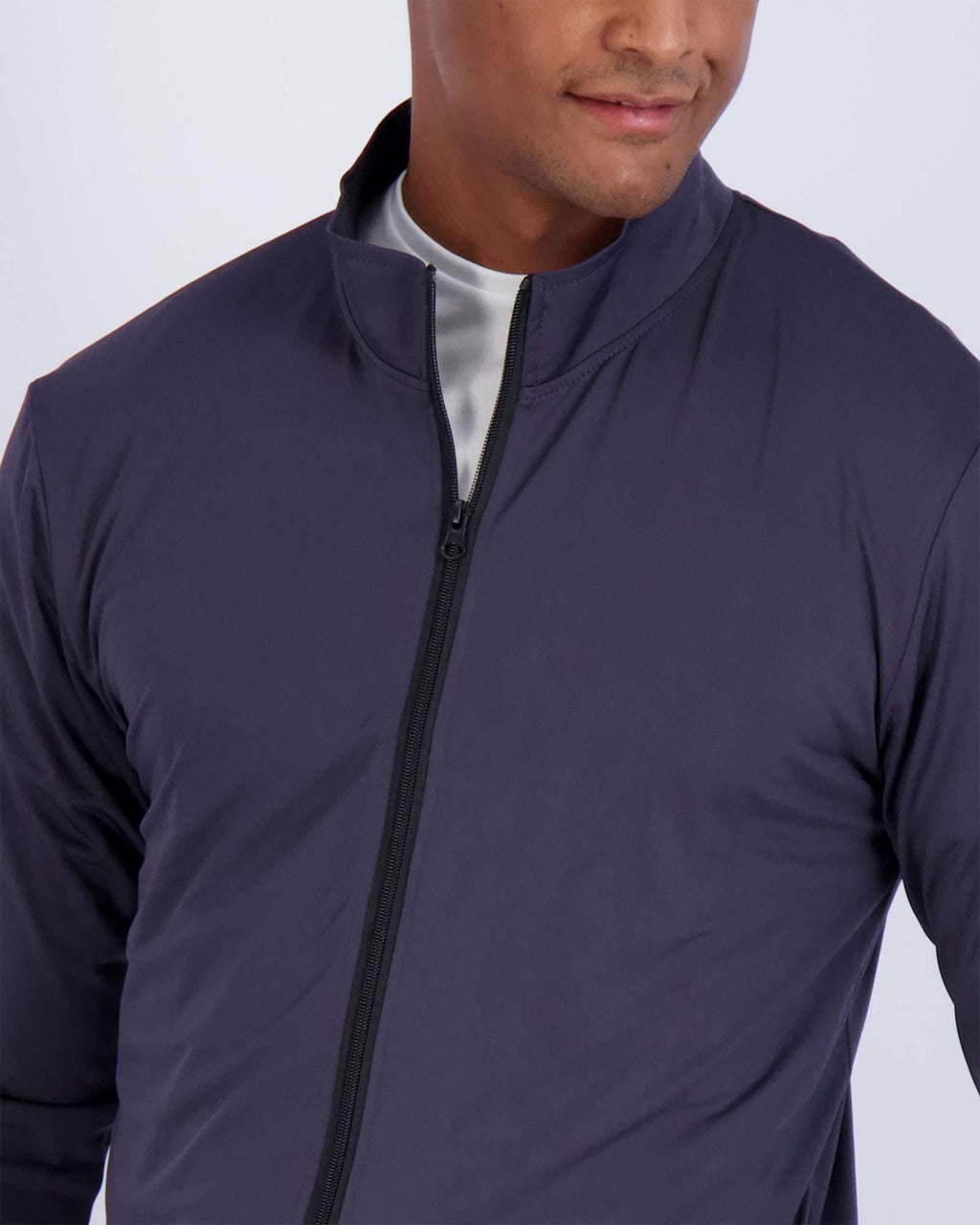 3 Pack: Mens Dry-Fit Full Zip Mock Neck Jacket