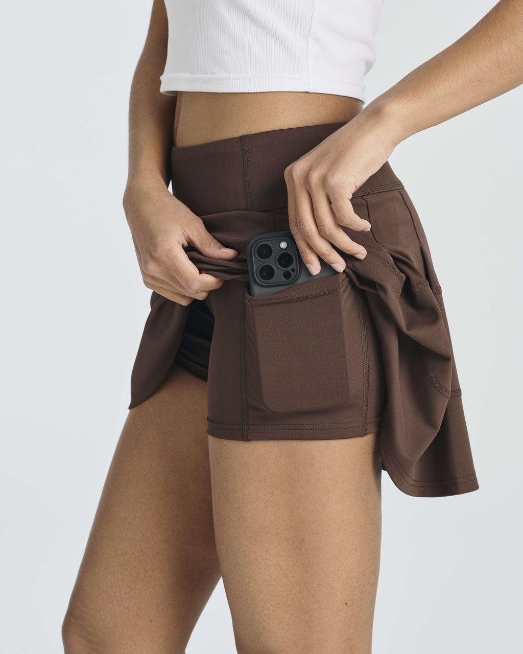 3 Pack: Women's 14" Pleated Tennis Skorts with Pockets