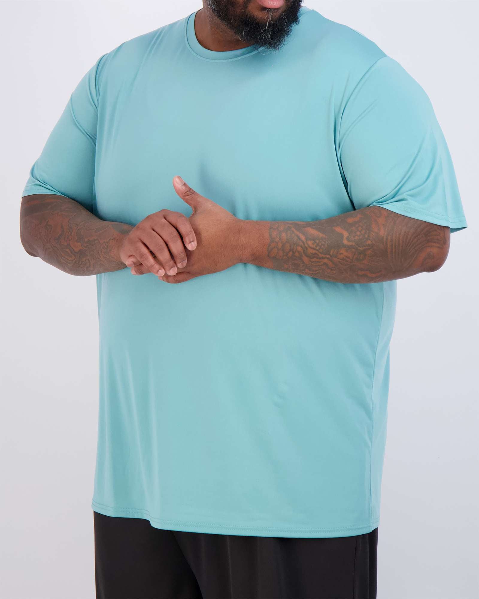 3 Pack: Men’s Big & Tall Dry-Fit Short-Sleeve Crew Neck T-Shirt