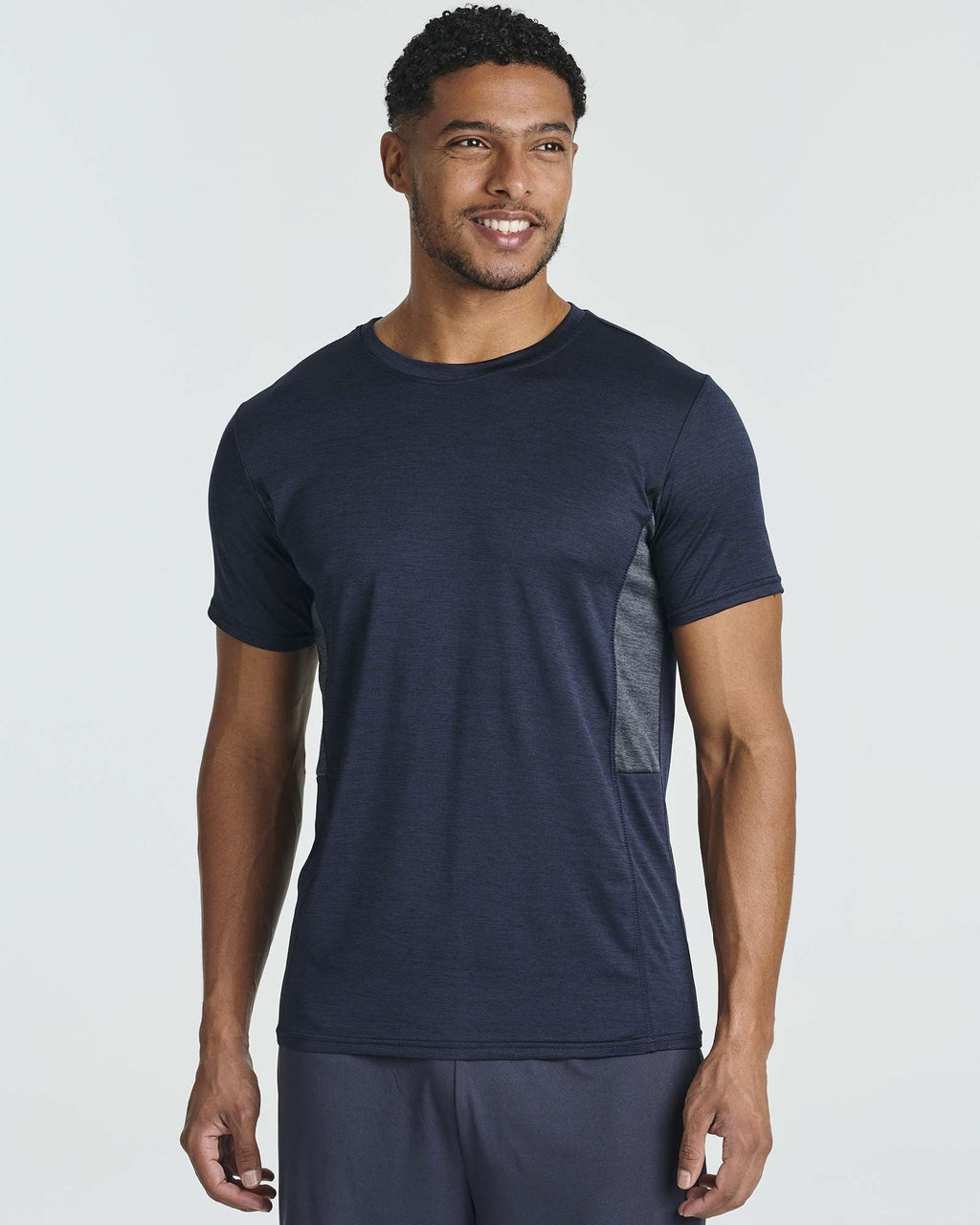 5 Pack: Mens Dry-Fit Active Crew Neck T-Shirt