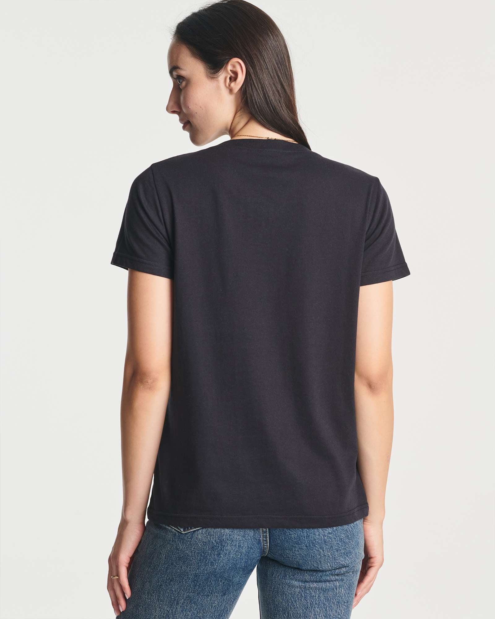 4 Pack: Women's Plus Short-Sleeve V-Neck T-Shirt