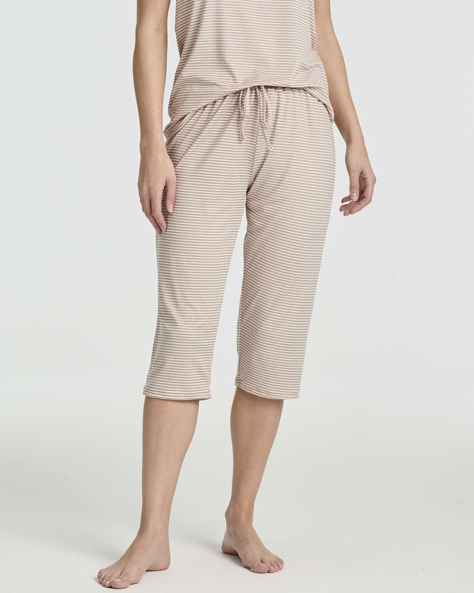 2 Pack: Women's Pajama Set Tank Top and Capri Pants