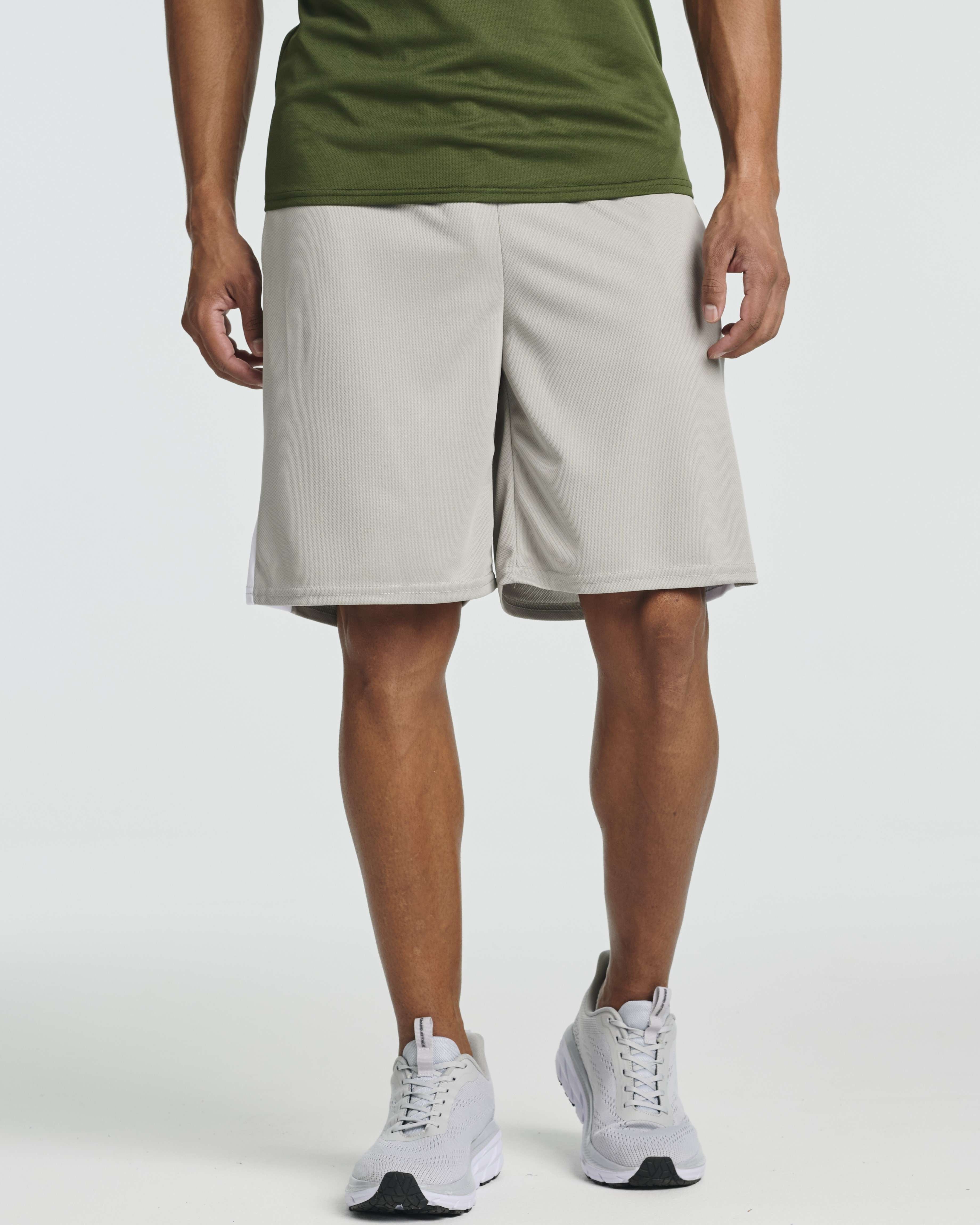 5 Pack: Men's Mesh Athletic Gym Shorts