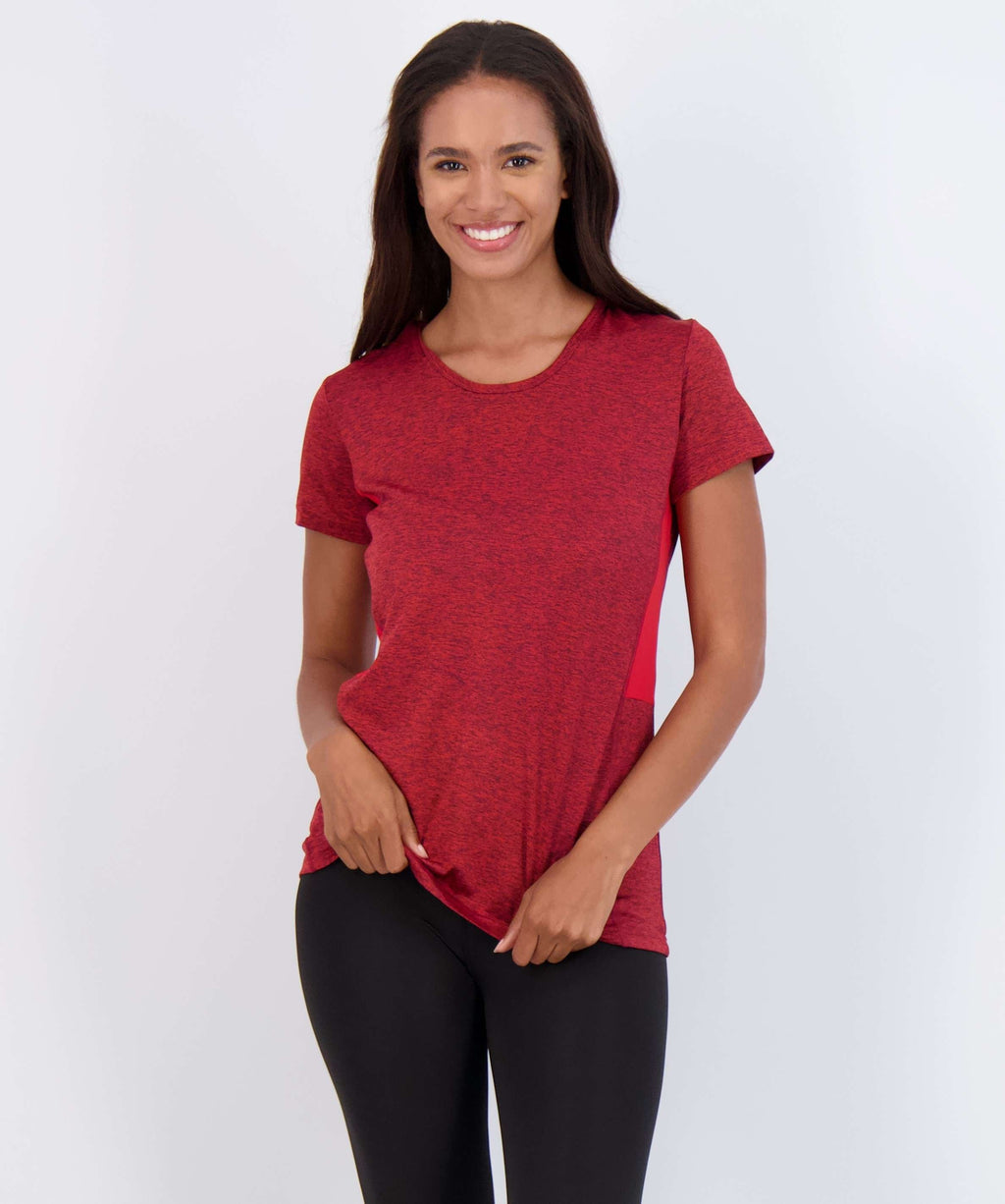 5 Pack: Womens Dry Fit Short-Sleeve Crew Neck Active T-Shirt