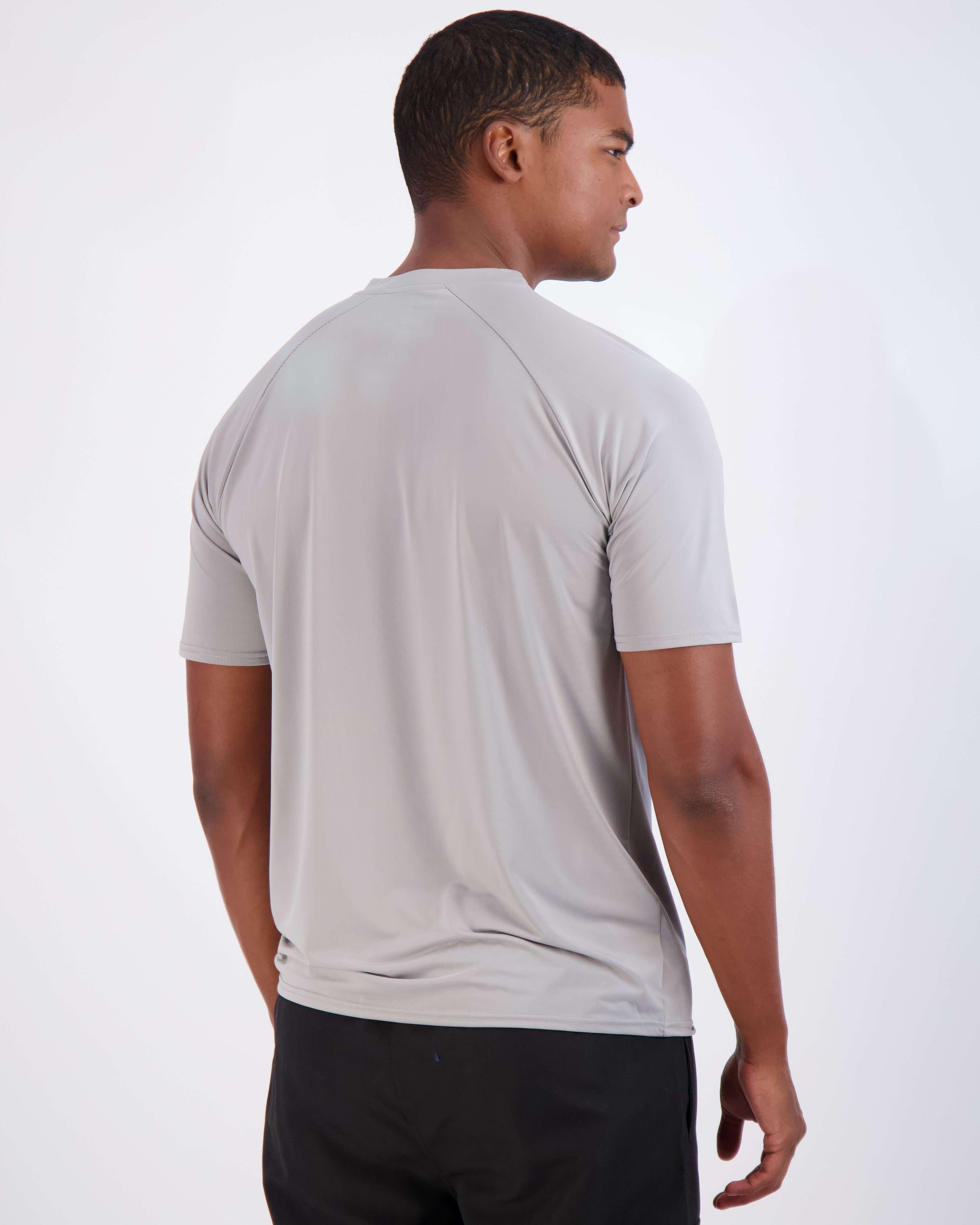 4 Pack: Men's Short Sleeve Rash Guard Shirt (Available In Big & Tall)
