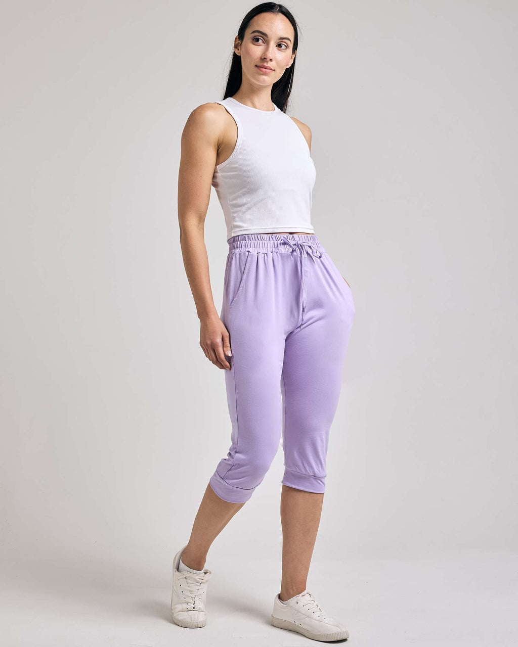 3 Pack: Women's Capri Joggers (Available in Plus Size)