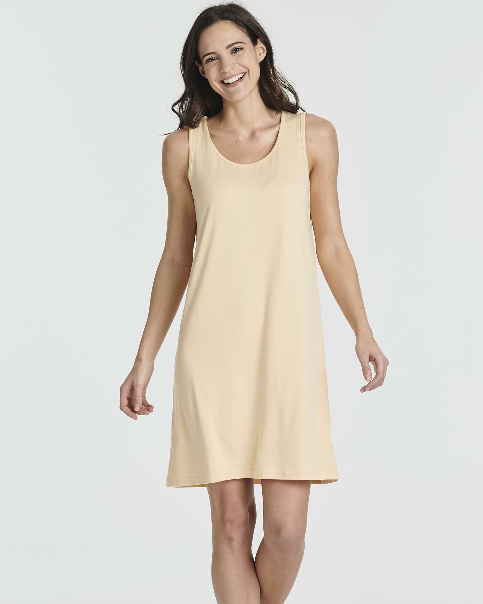 3 Pack: Women's Scoop Neck Sleeveless Nightgown