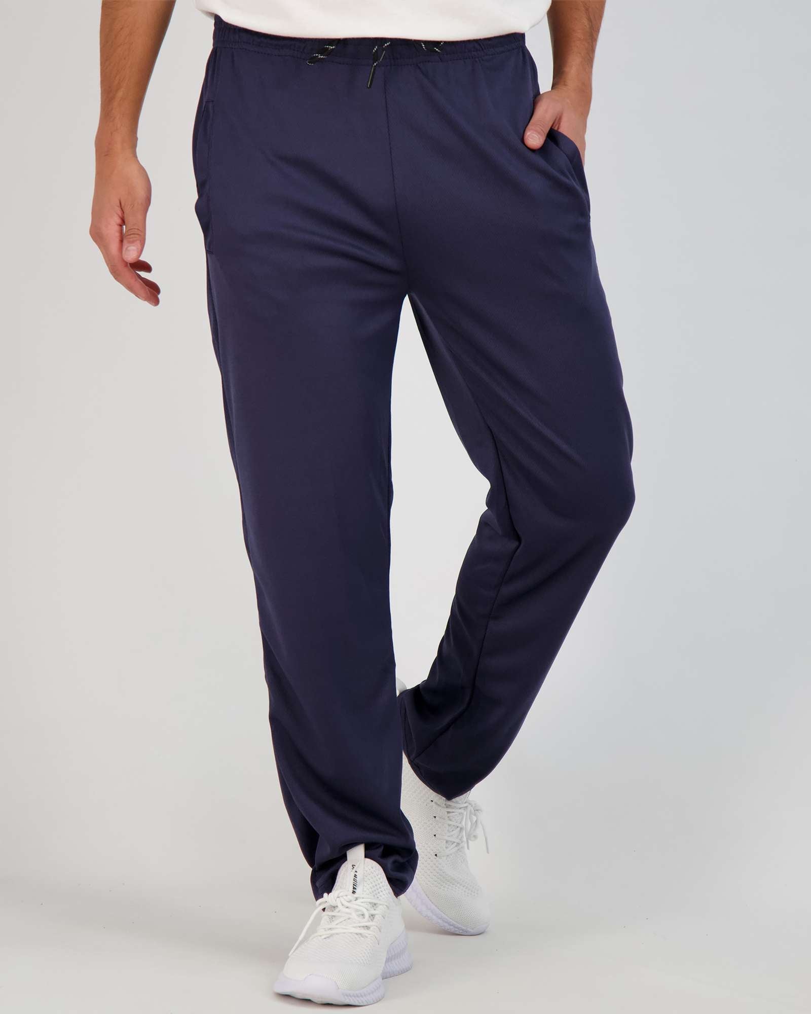 3 Pack: Mens Mesh Active Open Bottom Sweatpants