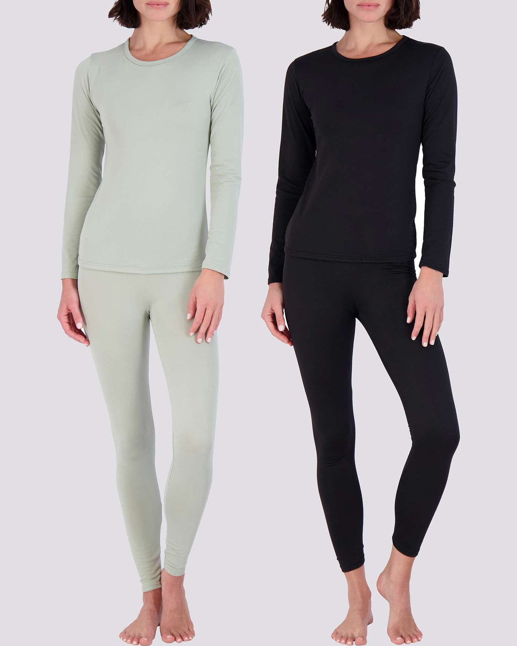 4 Piece: Womens Thermal Underwear Set