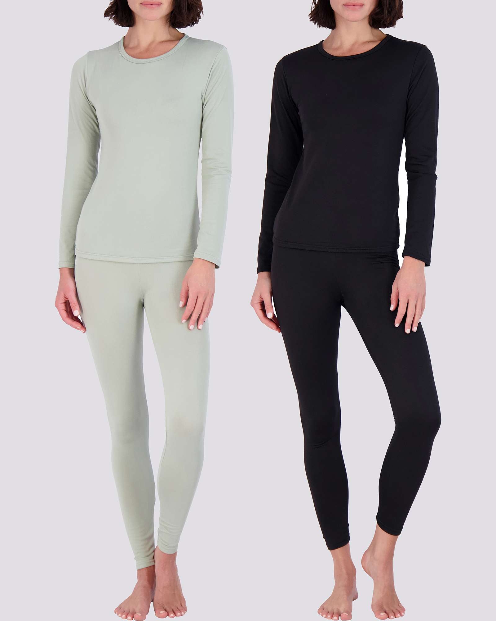 4 Piece: Womens Thermal Underwear Set