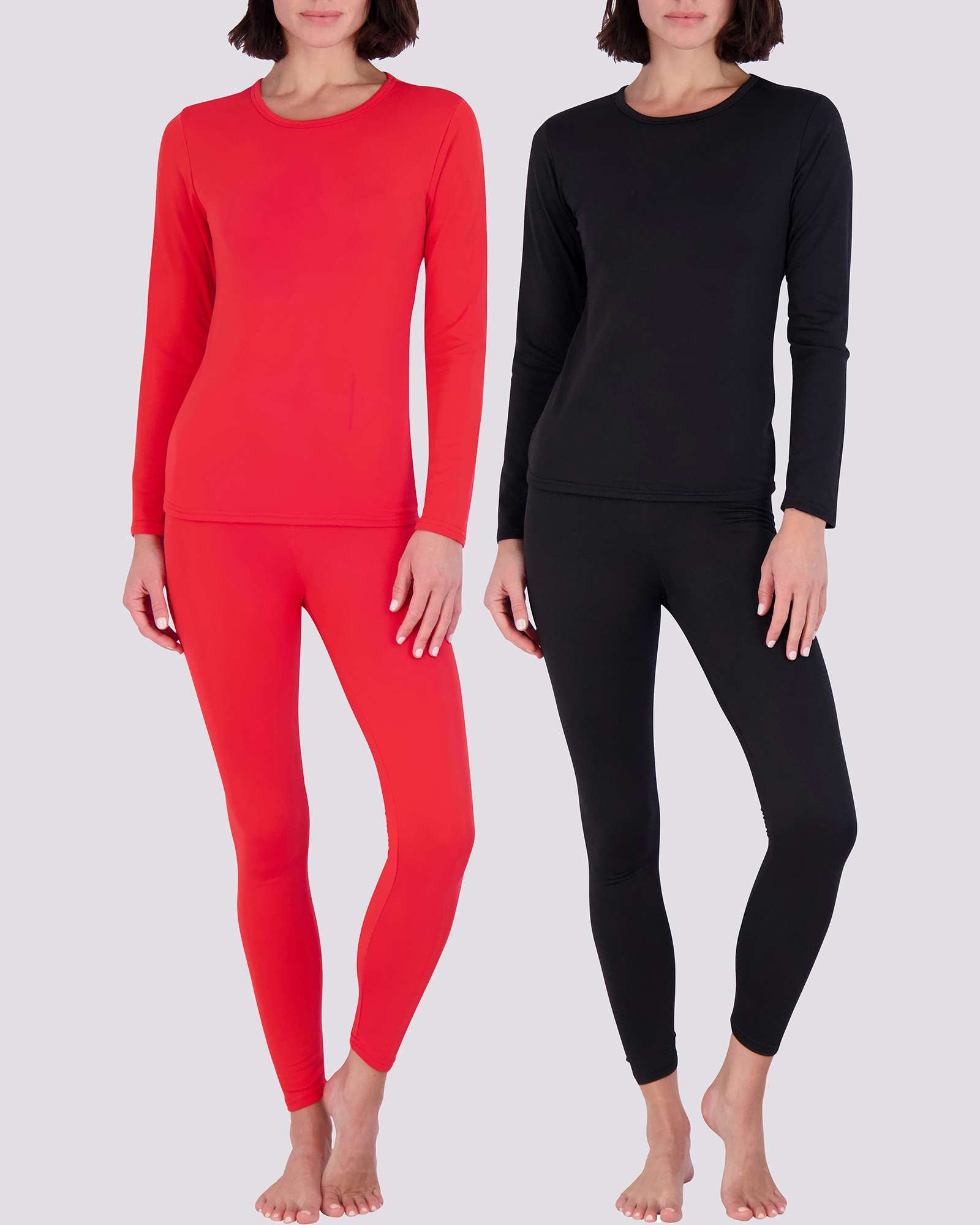 4 Piece: Womens Thermal Underwear Set