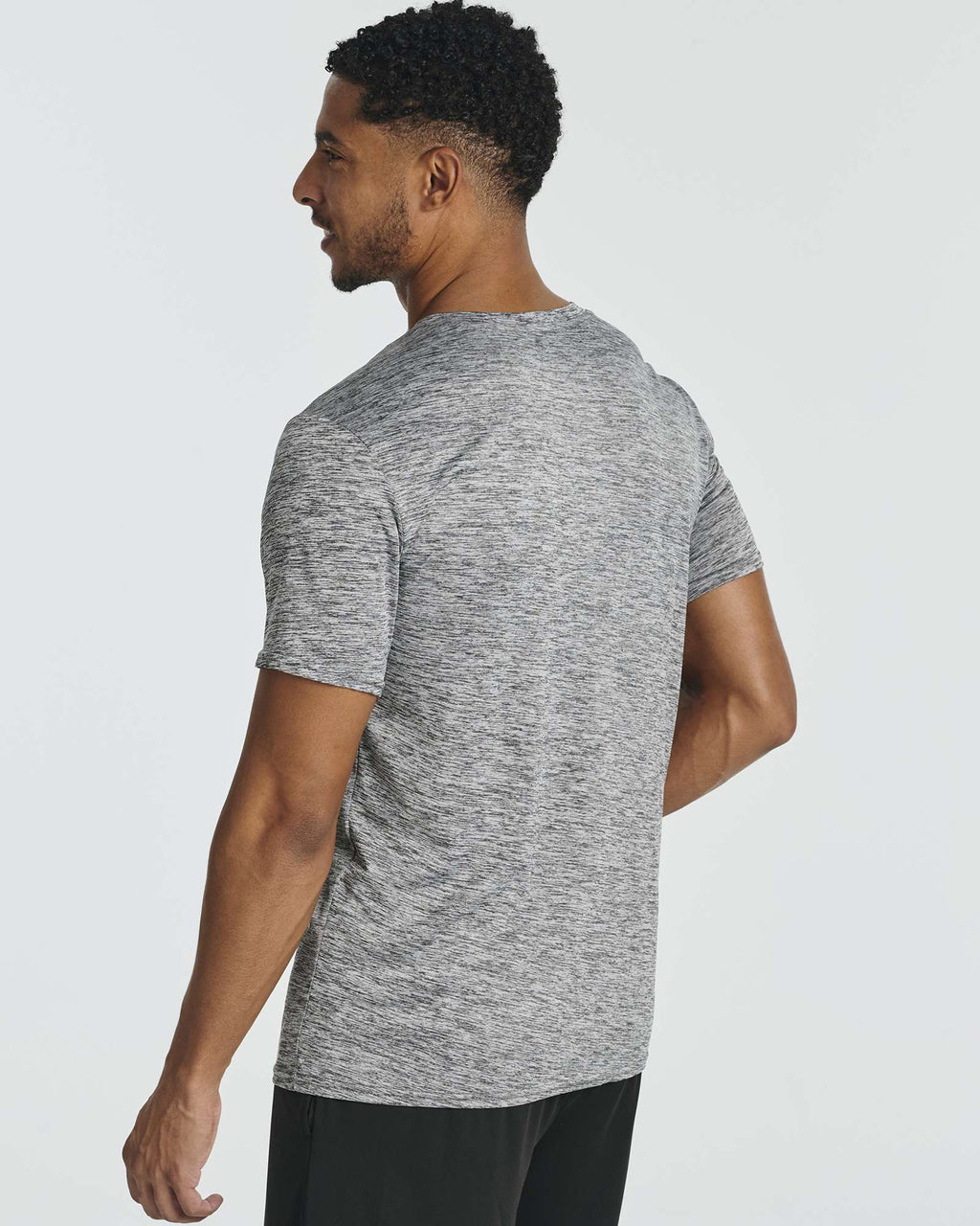 5 Pack: Mens Dry-Fit Active Crew Neck T-Shirt