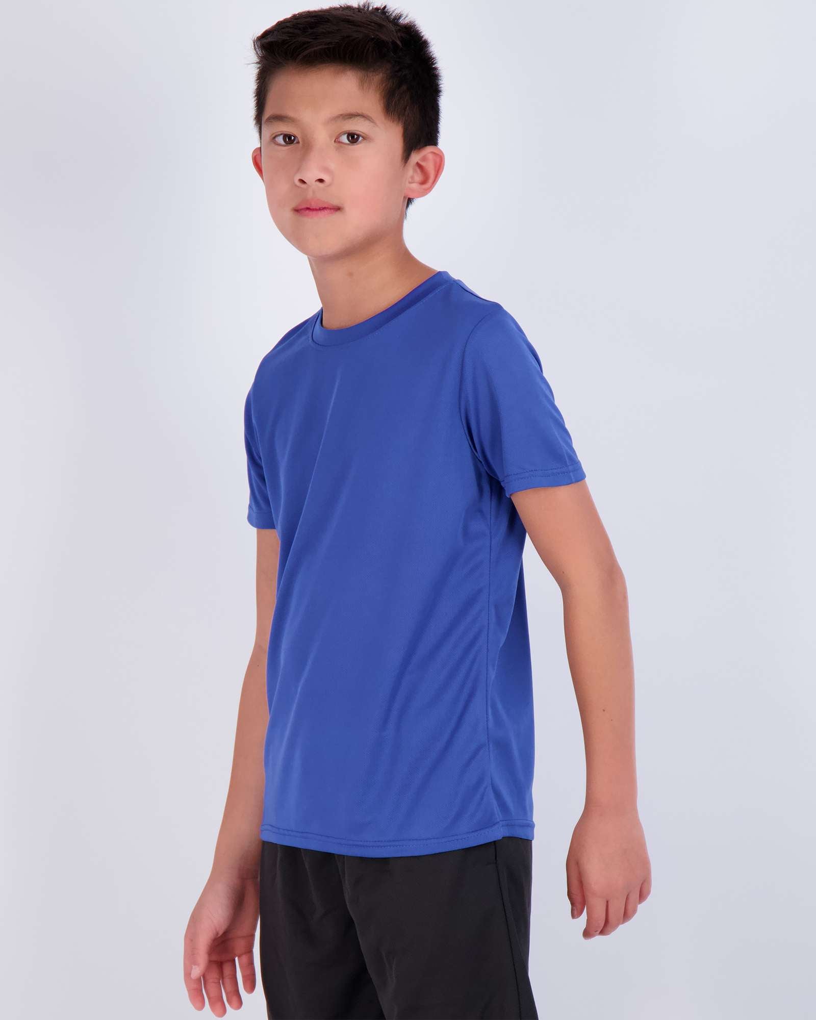 5 Pack: Boys Mesh Active Short-Sleeve T-Shirt