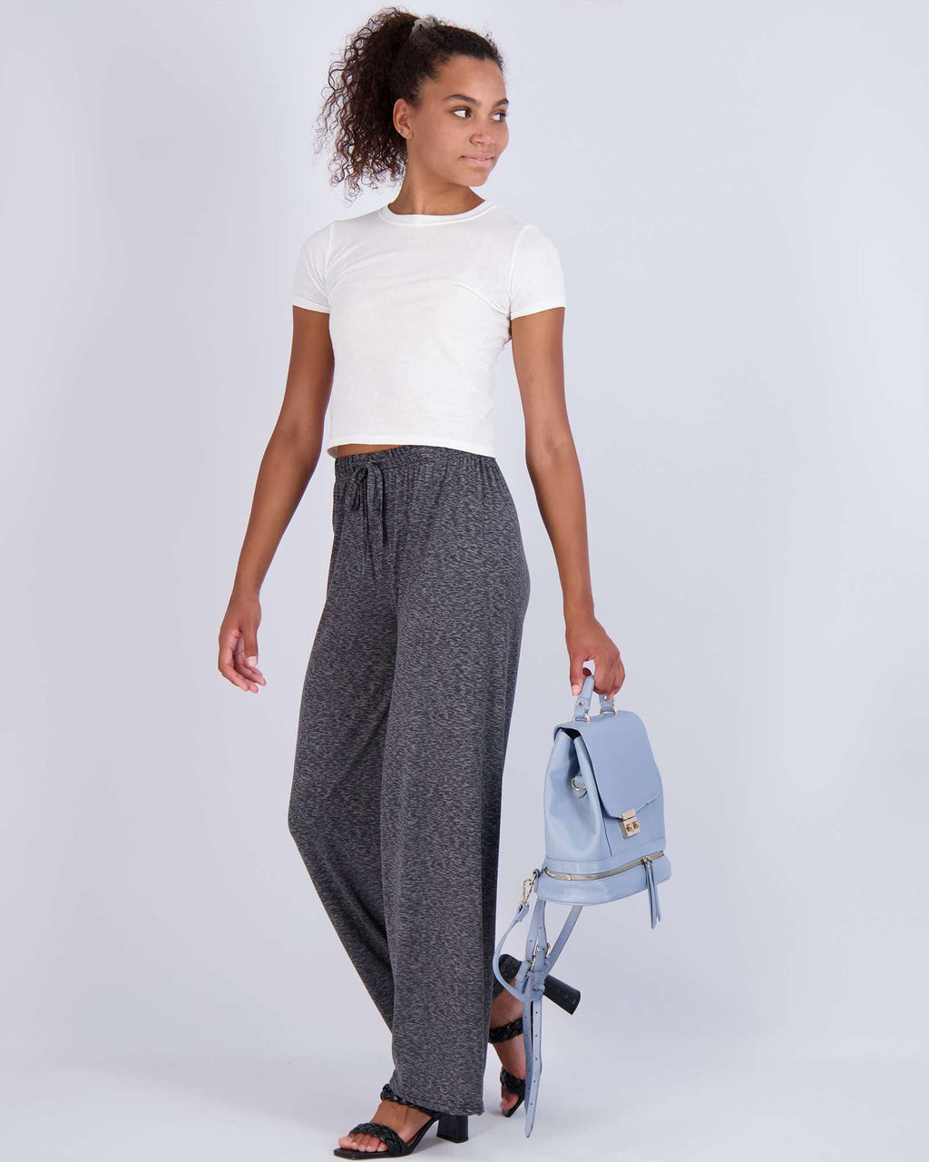 3 Pack: Womens Wide Leg Palazzo Lounge Pajama Pants