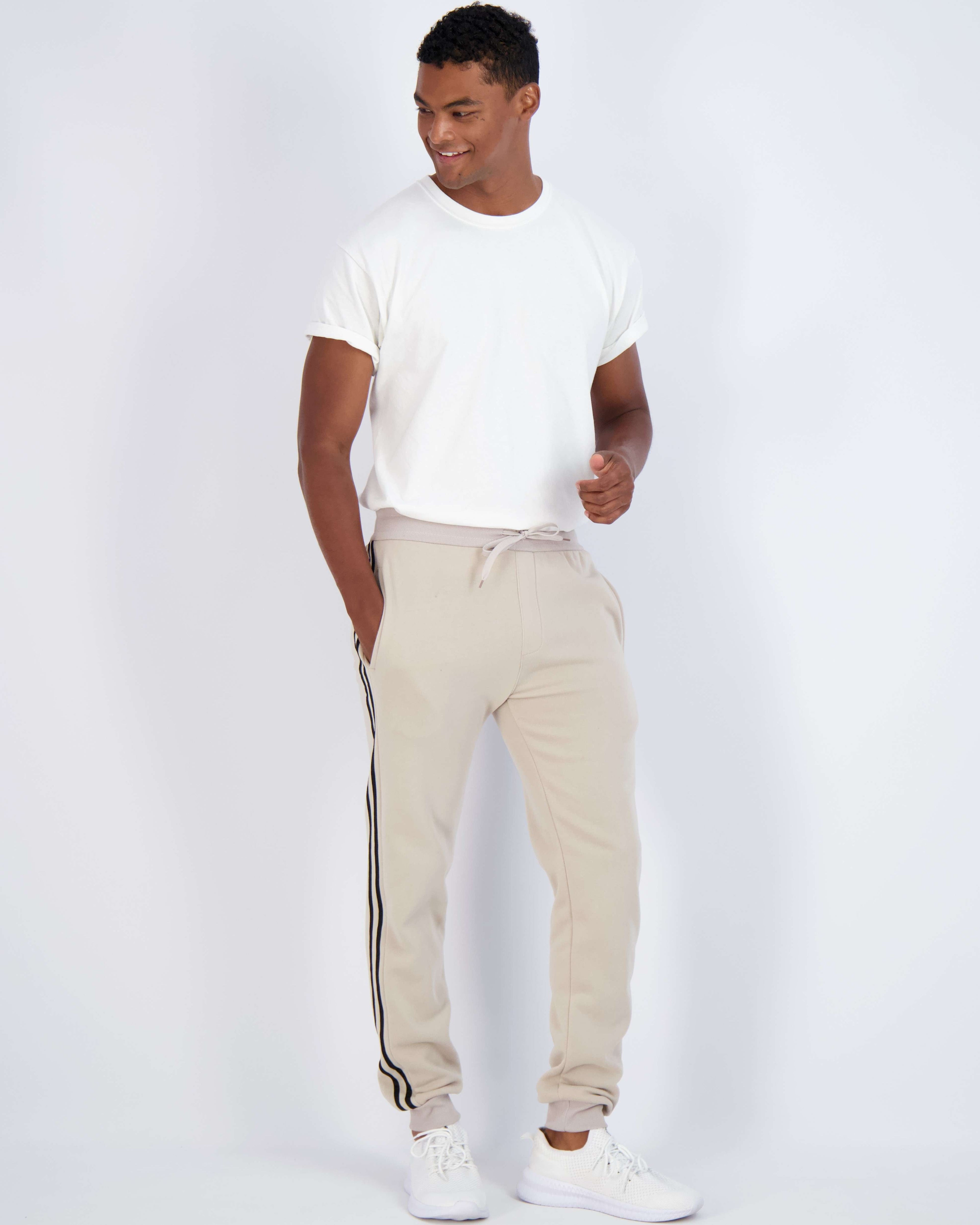 3 Pack: Mens Fleece Jogger Sweatpants