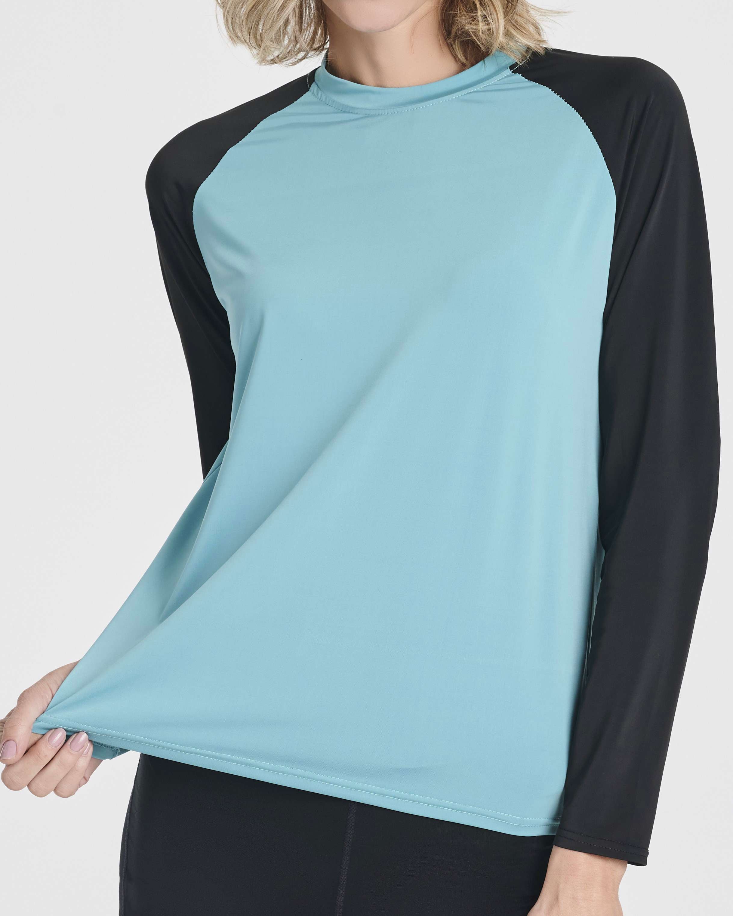 4 Pack: Women's Long Sleeve Rash Guard Shirt Swimwear UPF Sun Protection (Available In Plus Size)