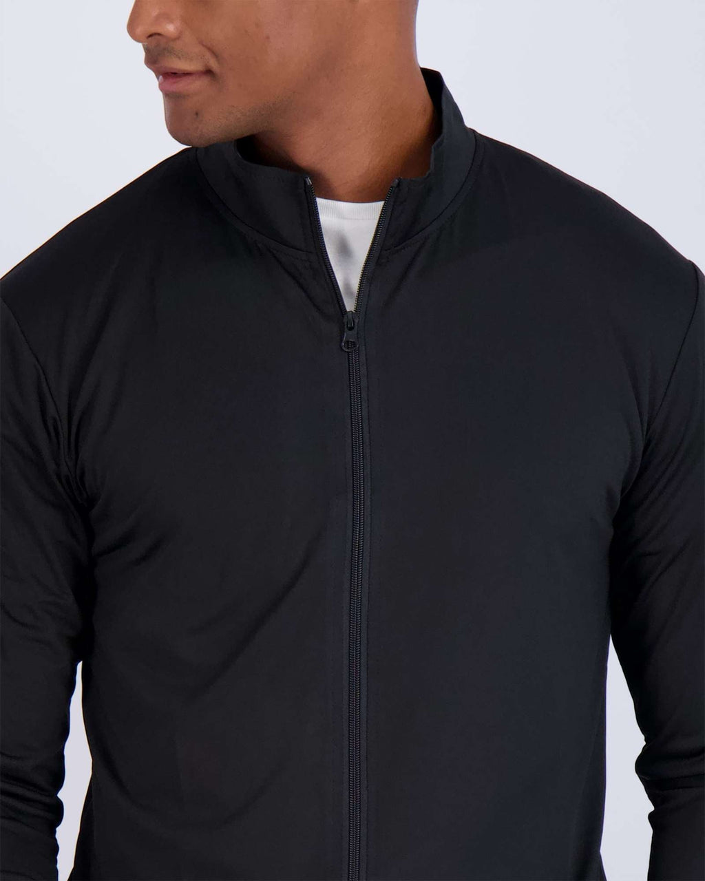 3 Pack: Mens Dry-Fit Full Zip Mock Neck Jacket