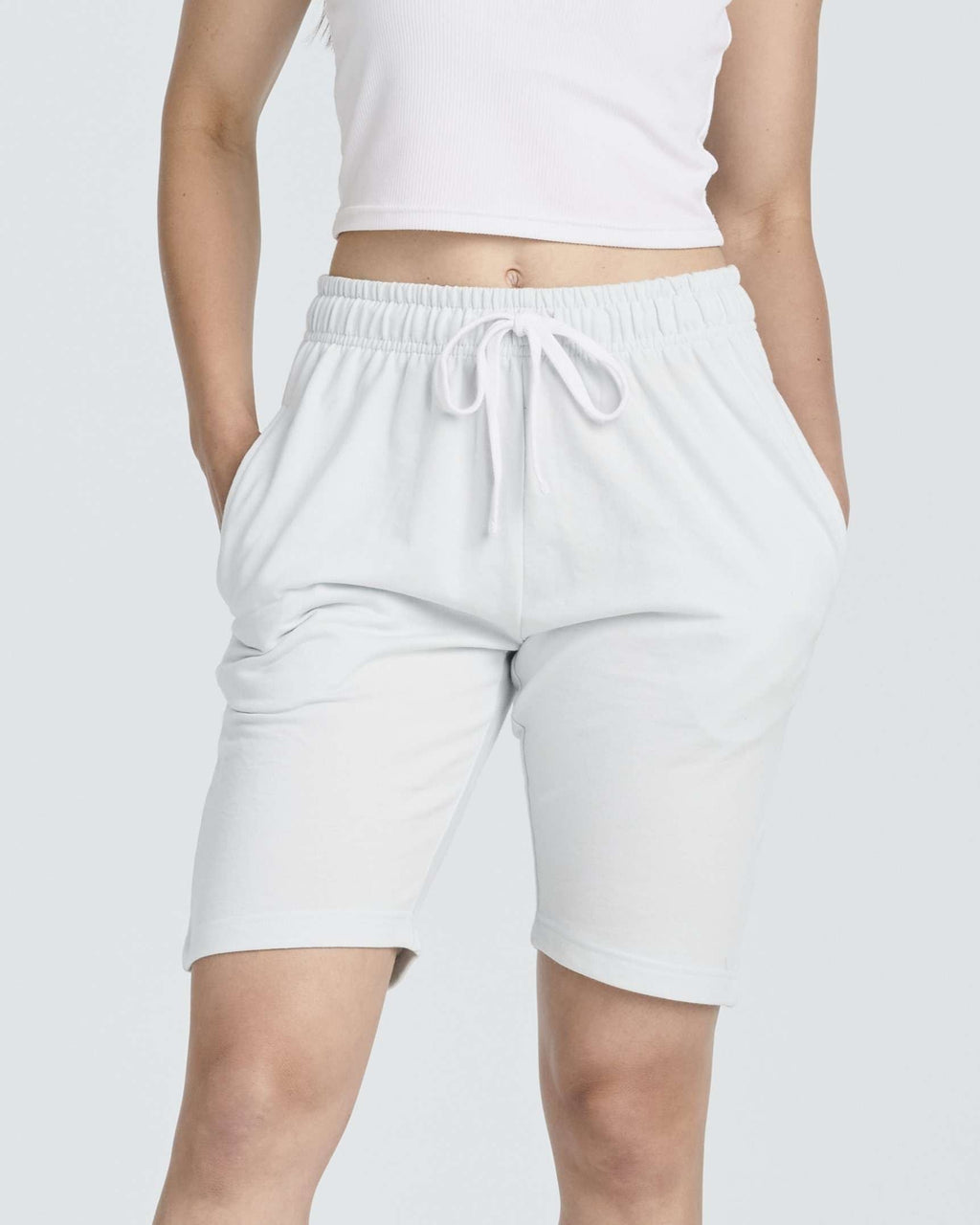 3 Pack: Womens French Terry 9" Bermuda Shorts