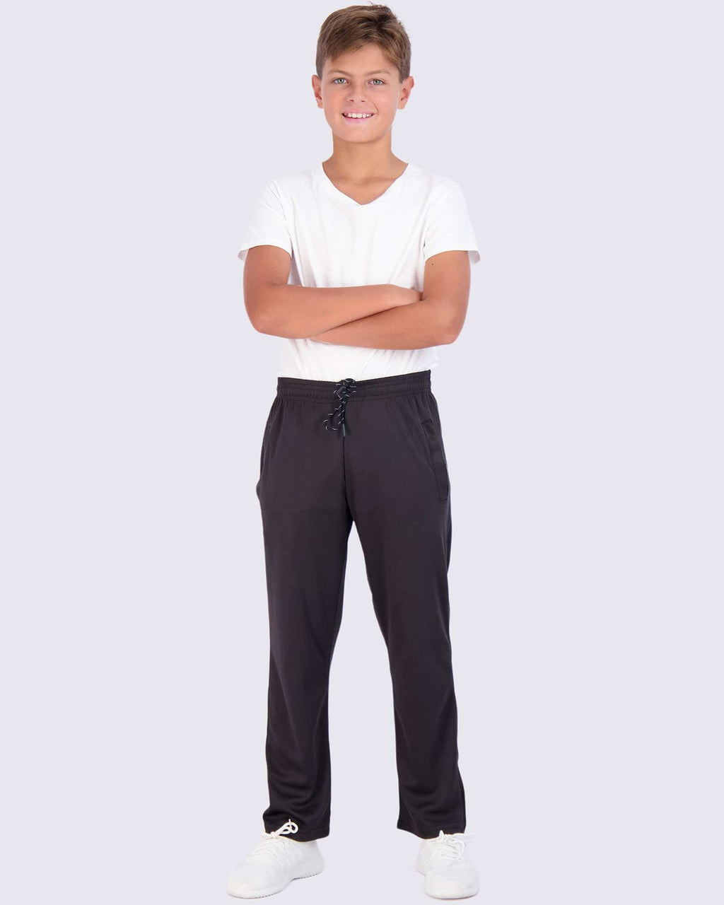 3 Pack: Boys Mesh Open Bottom Active Sweatpants