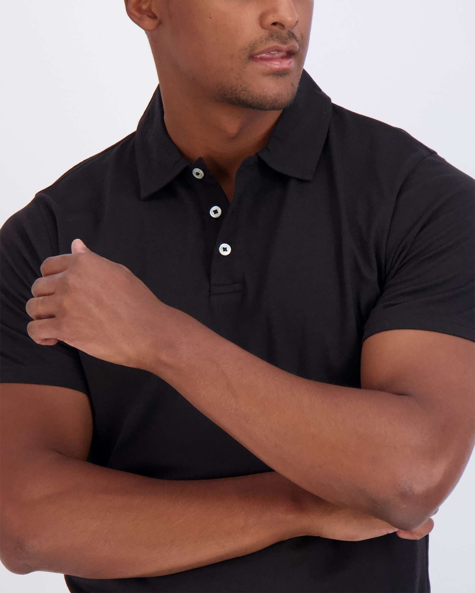3 Pack: Men's Jersey Cotton Short Sleeve Polo Shirt