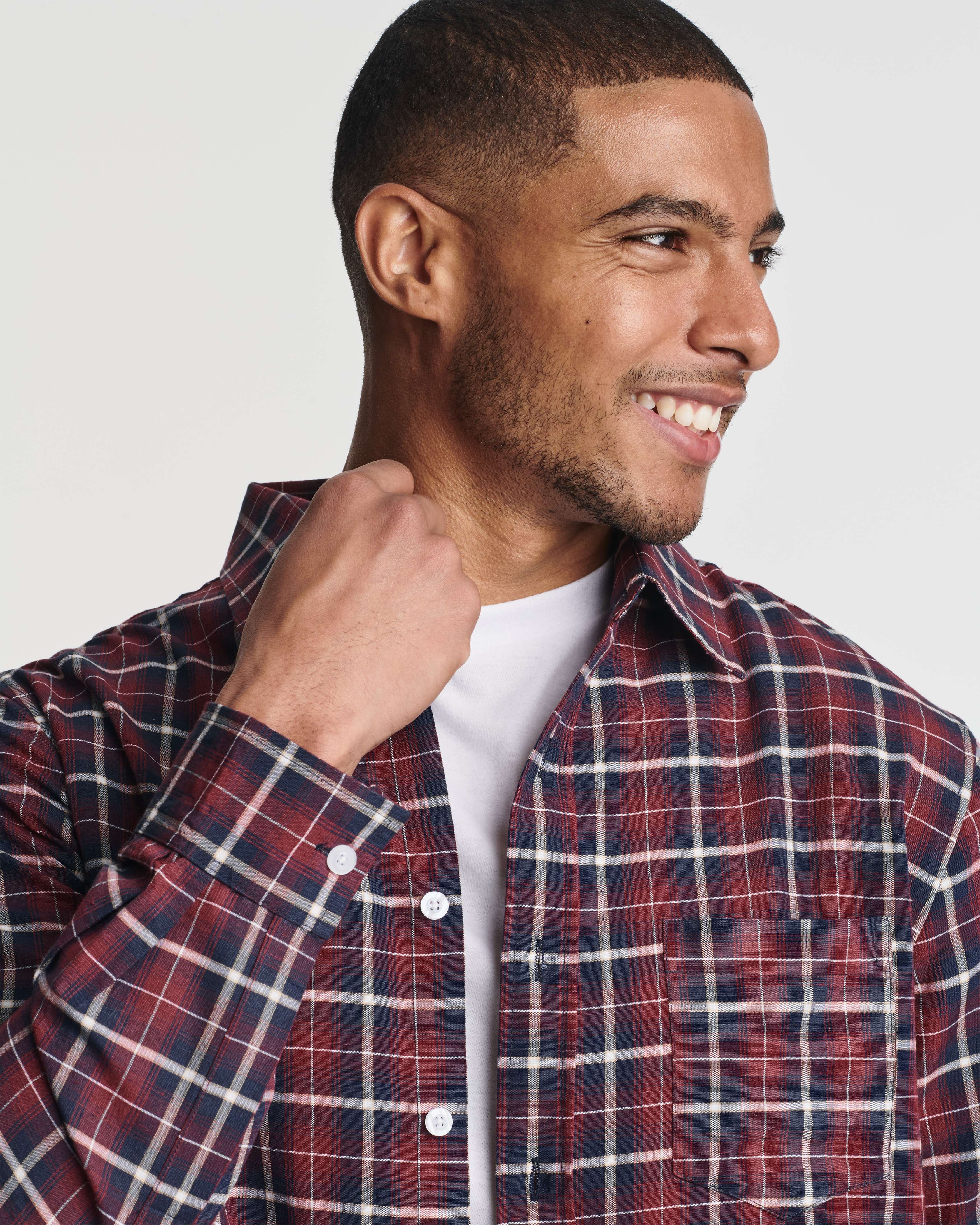 3 Pack: Men's Regular-Fit Long Sleeve Poplin Shirt (Available in Big & Tall)