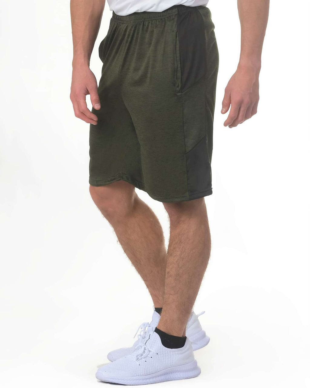 5 Pack: Mens Dry-Fit Active Performance Shorts