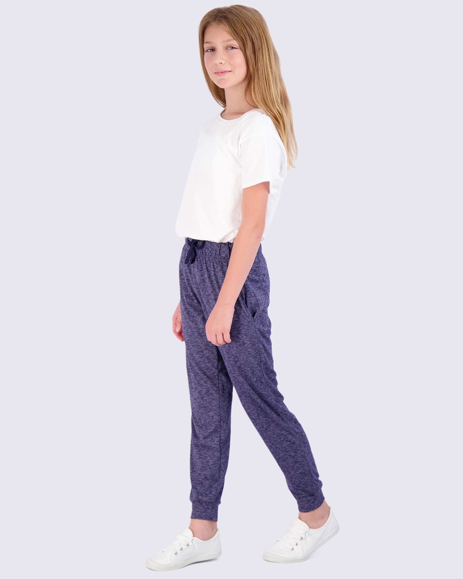 3 Pack: Girls Super-Soft Lounge Jogger Sweatpants