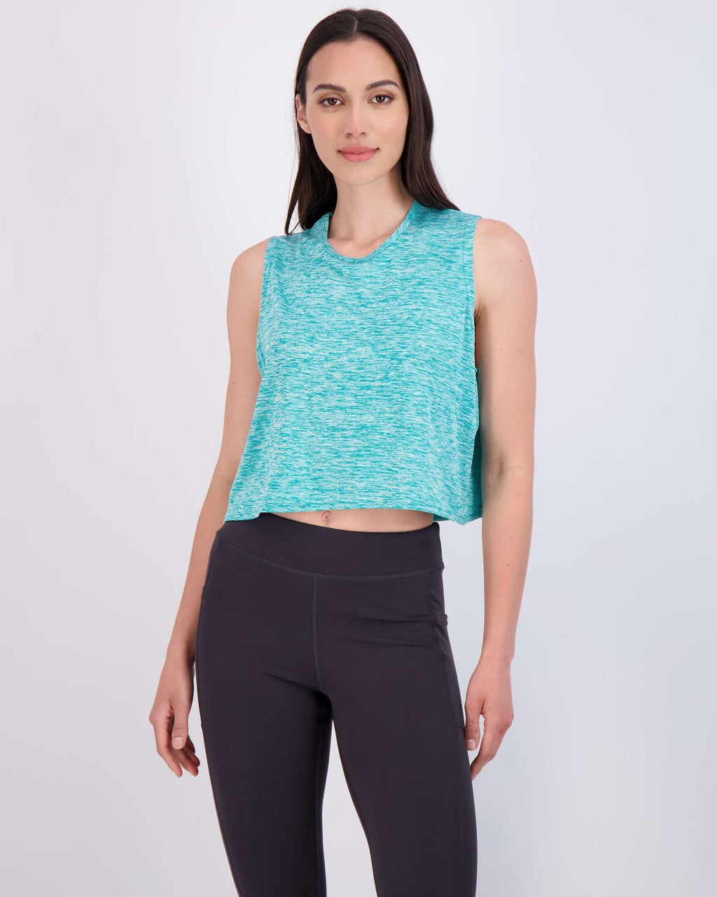 5 Pack: Women's Dry Fit Crop Tank Top