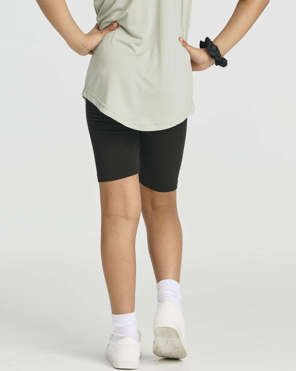 5 Pack: Girls' Cotton Spandex Biker Shorts