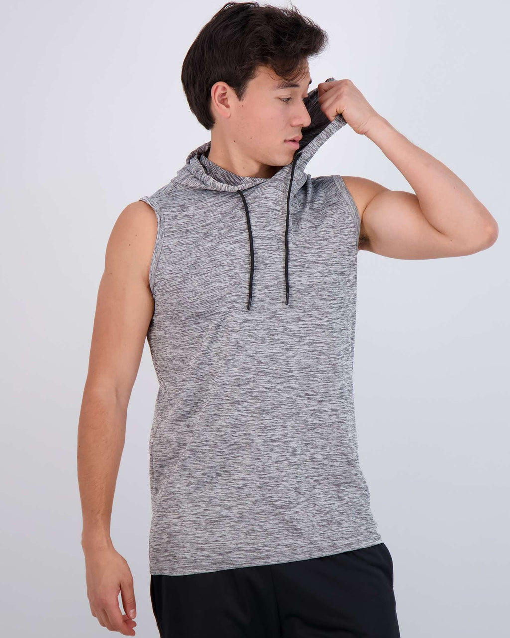 3 Pack: Men’s Dry-Fit Active Tank Top Hoodie
