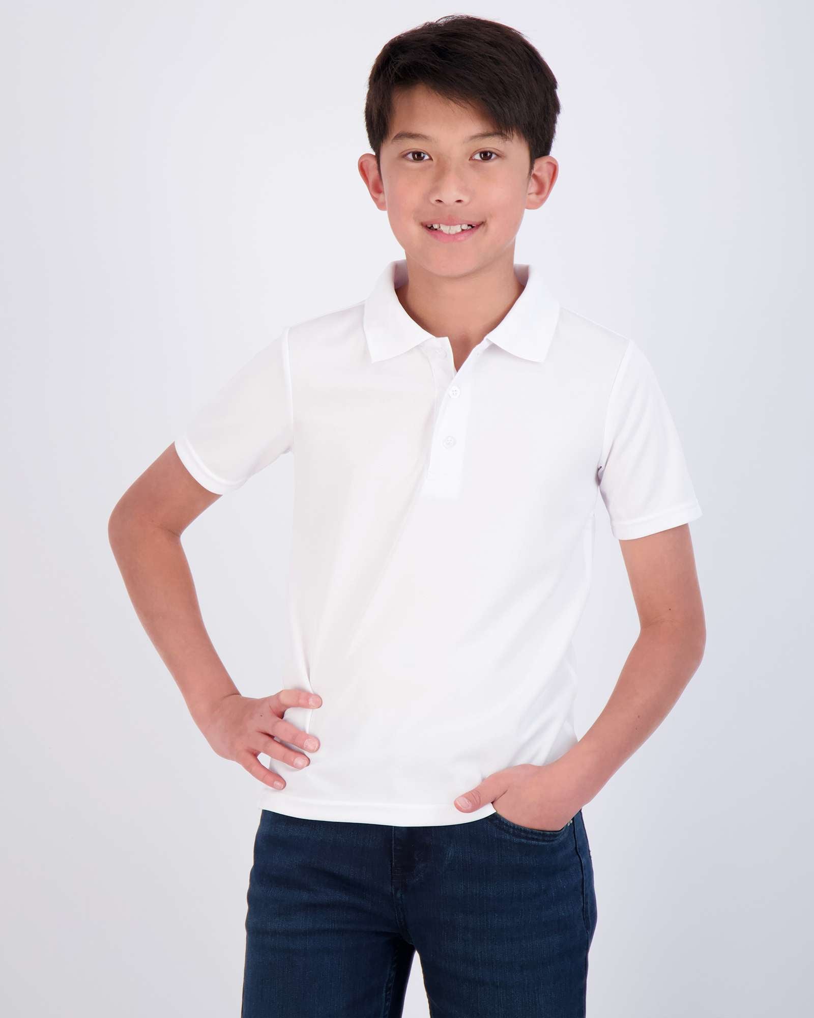 3 Pack: Boys' Short Sleeve Polo Shirt
