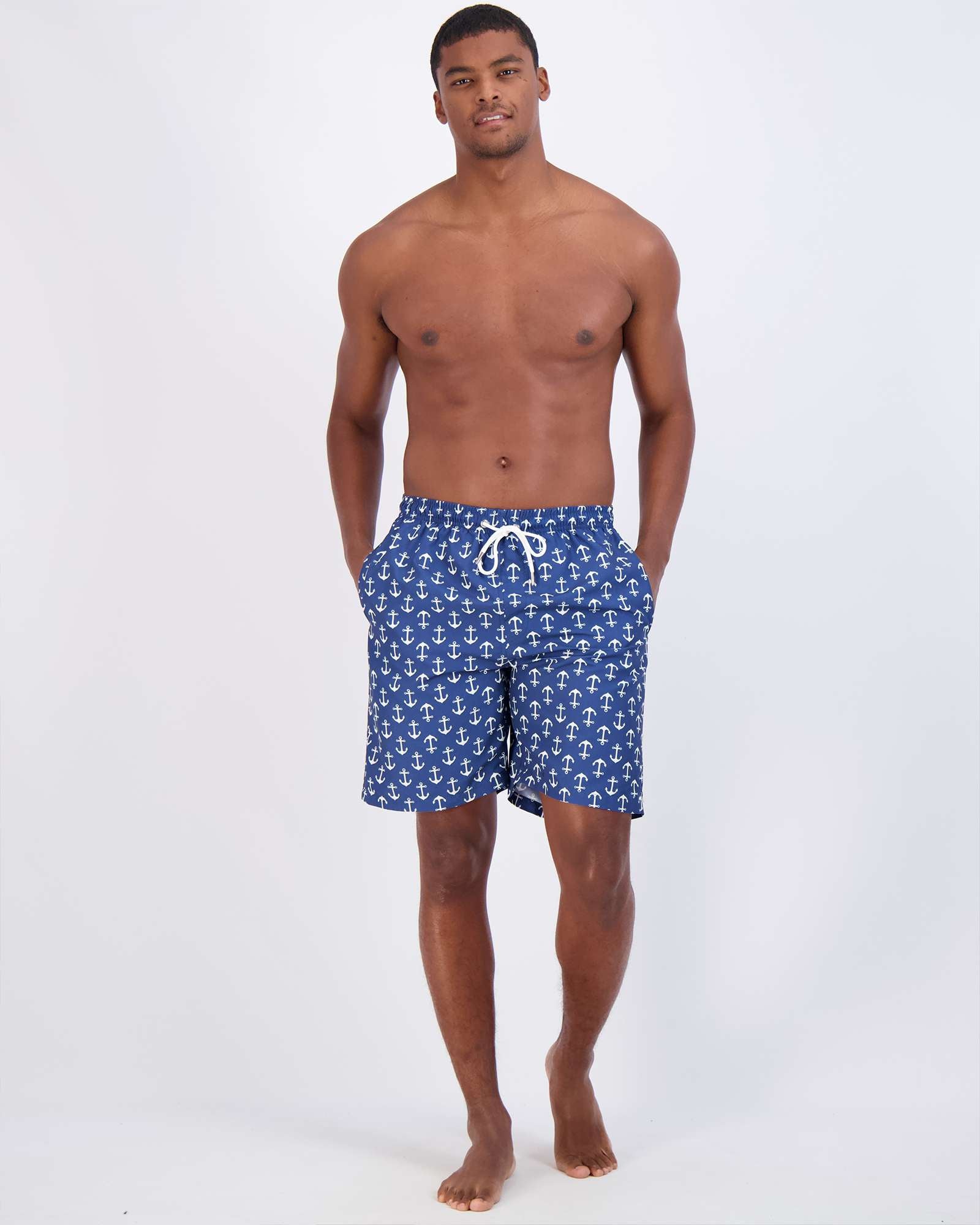 3 Pack: Men's 7" Quick-Dry Swim Trunk with Mesh Lining (Available in Big & Tall)