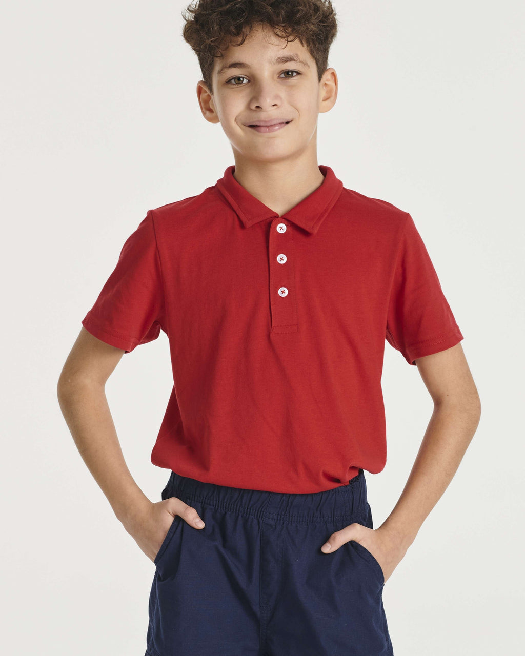 3 Pack: Boys' Jersey Cotton Polo Shirt