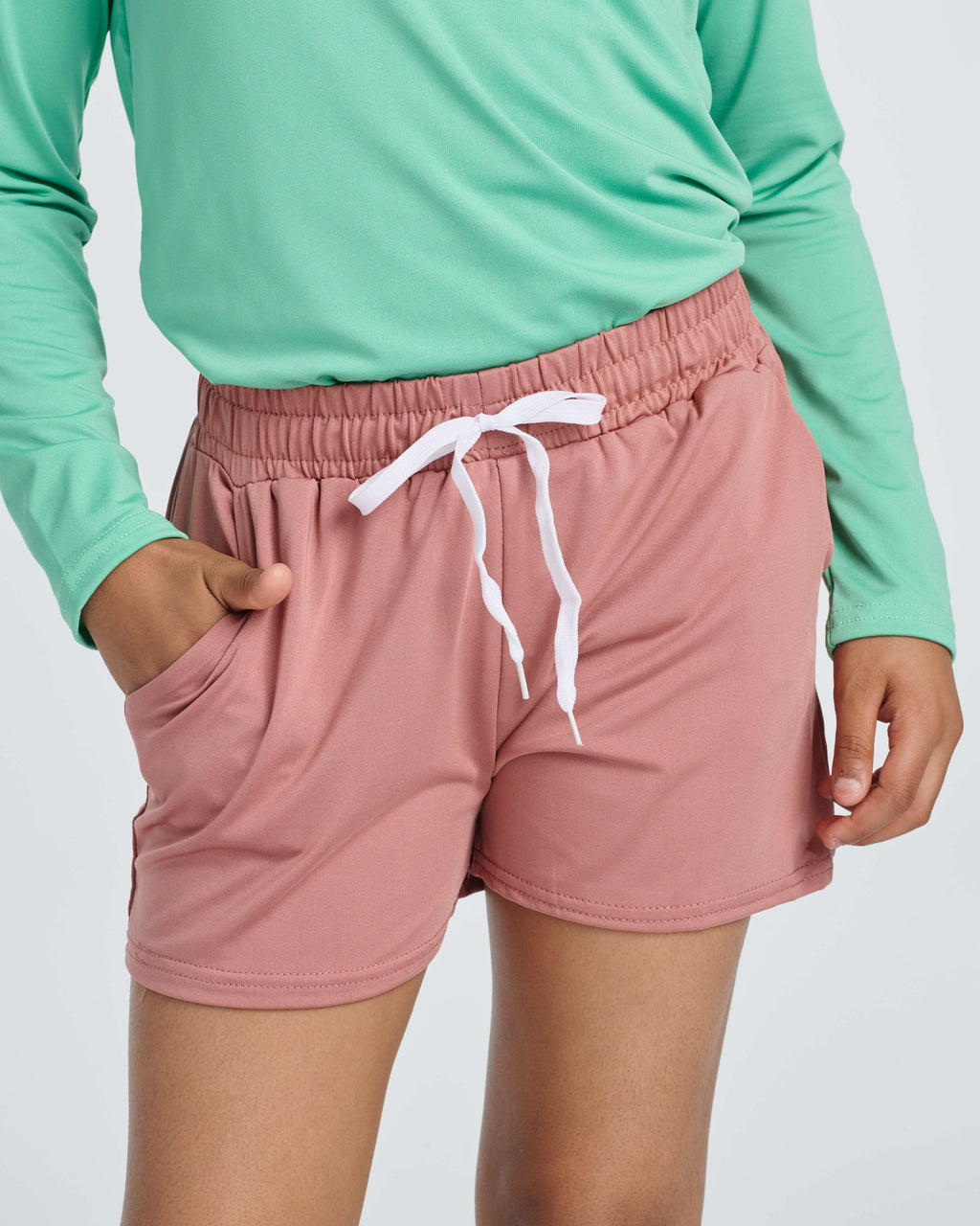 4 Pack: Girls Dry-Fit Active Shorts