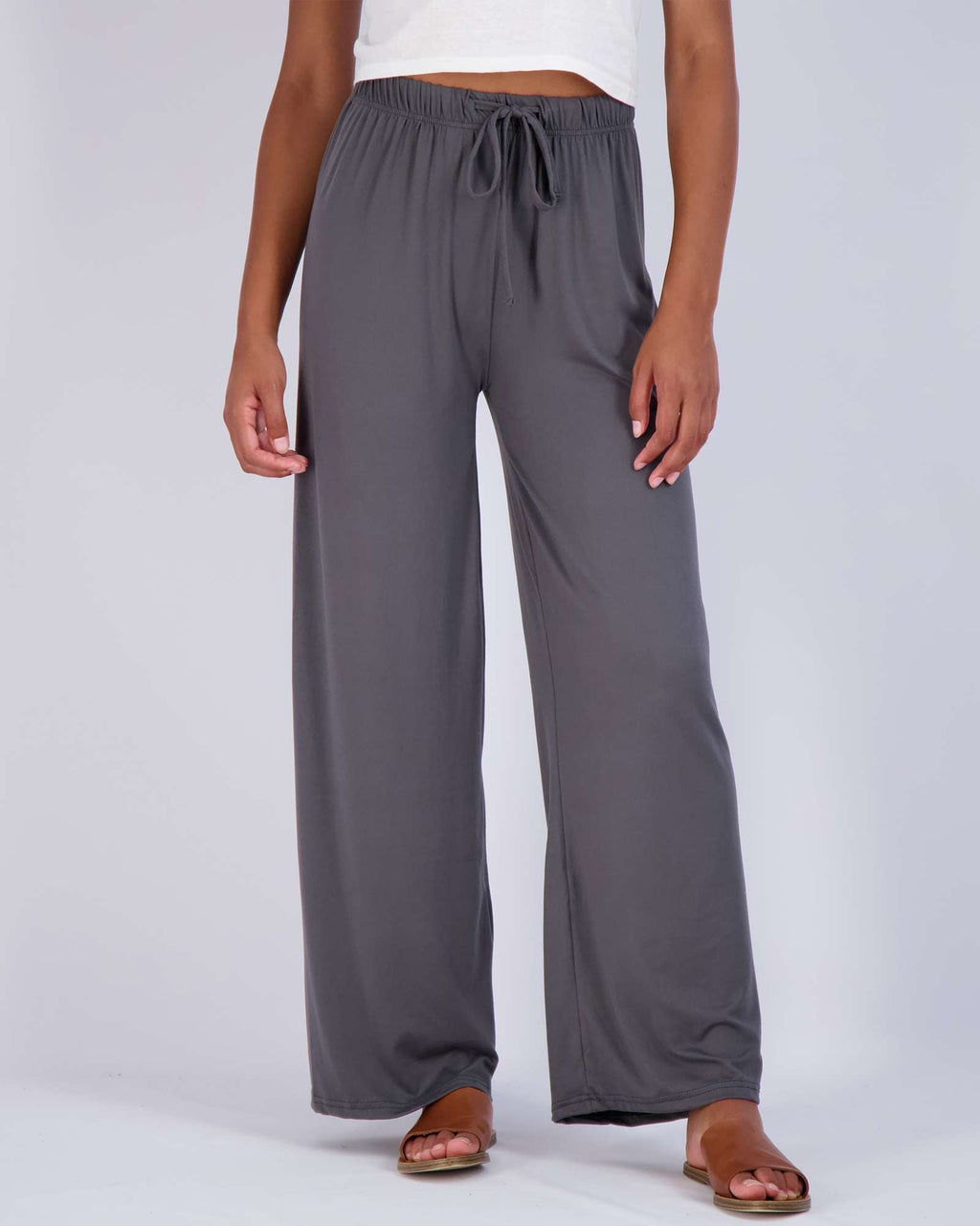 3 Pack: Womens Wide Leg Palazzo Lounge Pajama Pants