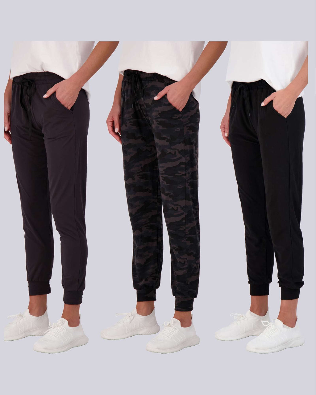 3 Pack: Womens Ultra-Soft Lounge Joggers