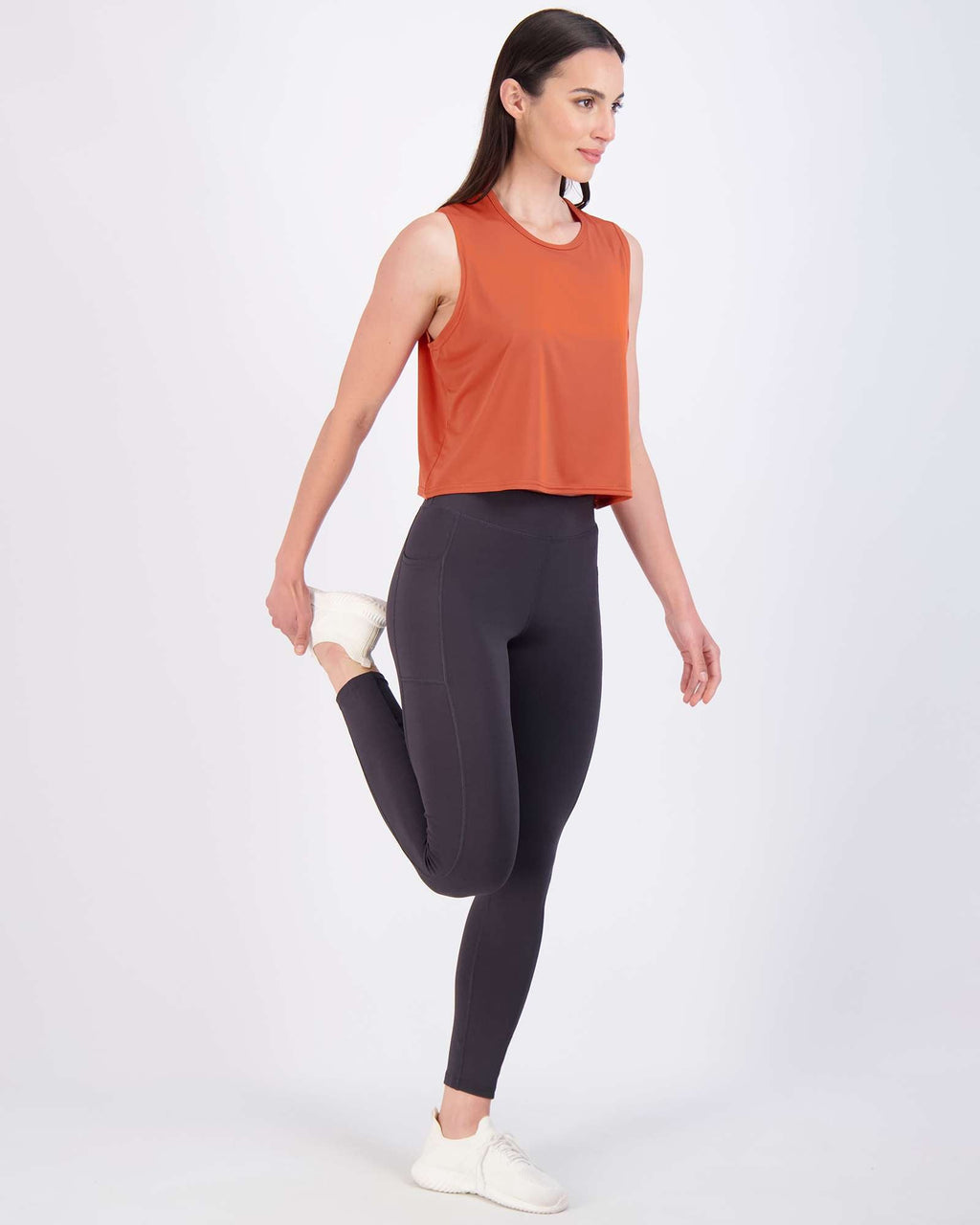 5 Pack: Women's Dry Fit Crop Tank Top