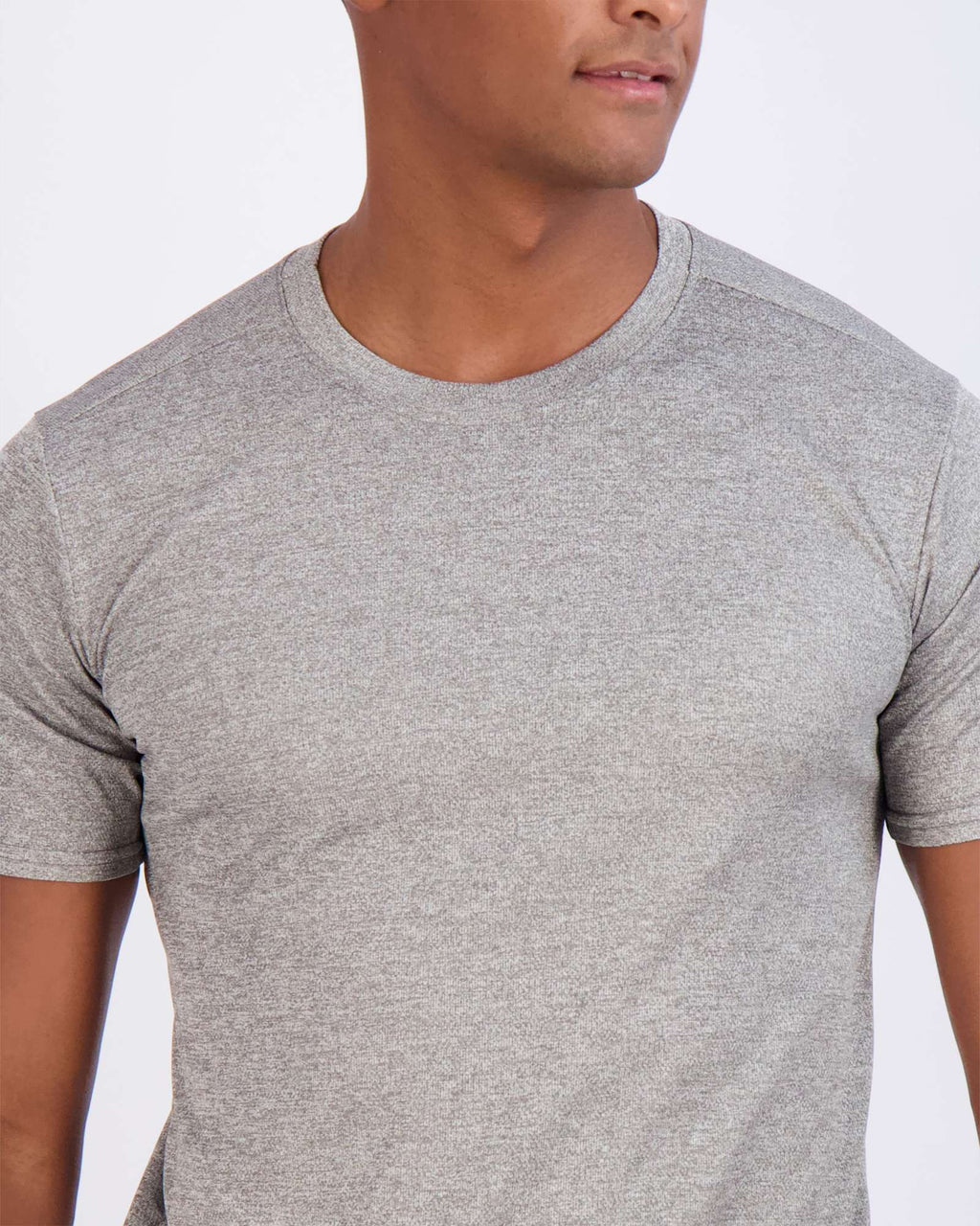 5 Pack: Men’s Mesh Short Sleeve Crew Active T-Shirt