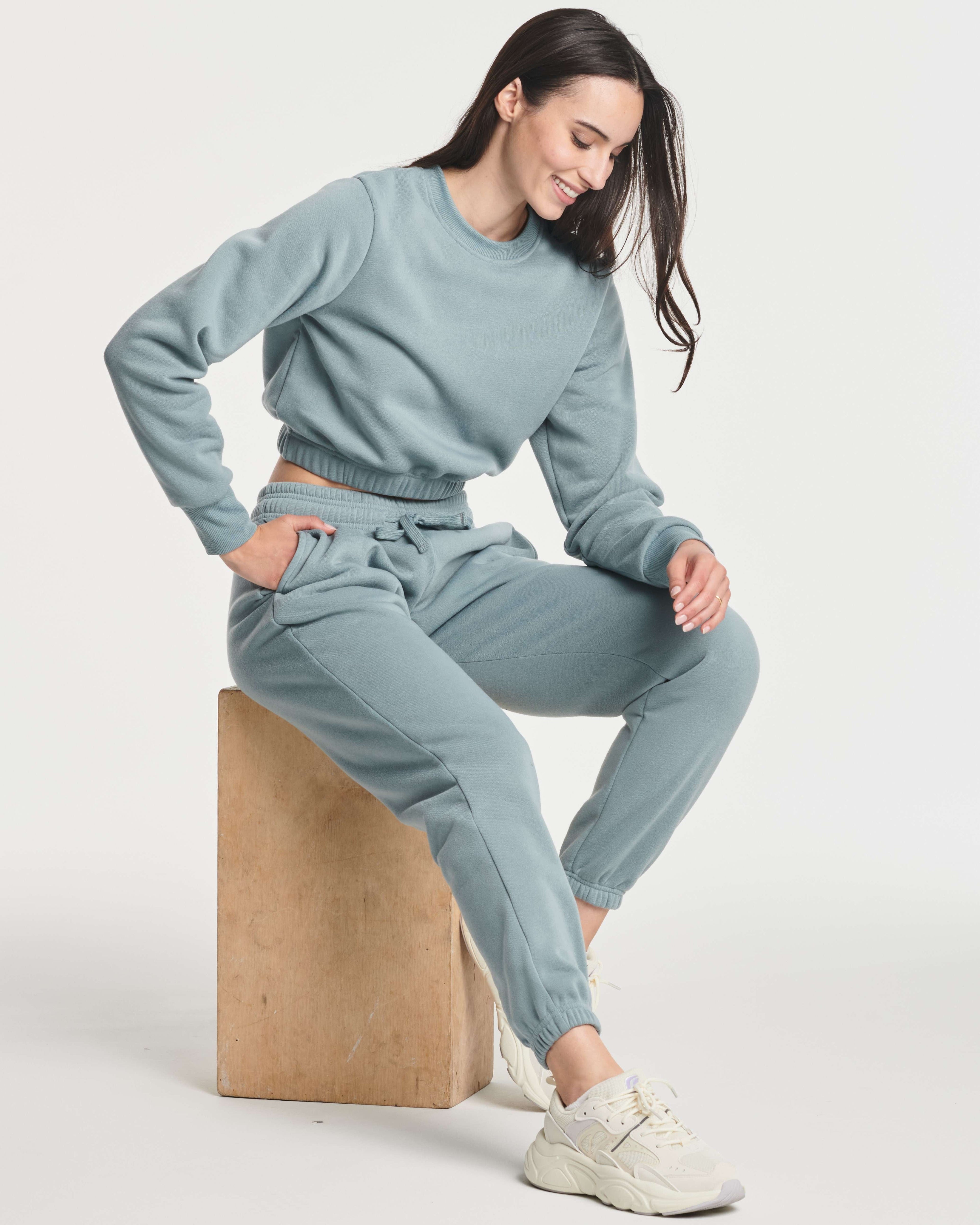 3 Pack: Women's Fleece Jogger Sweatpants with Elastic Cuff (Available in Plus Size)