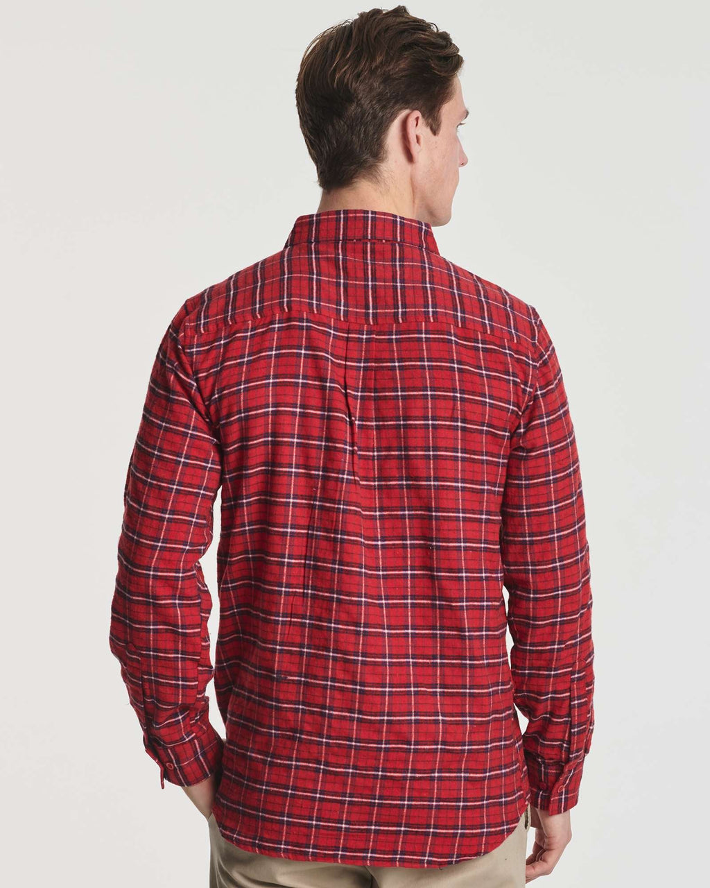 3 Pack: Men's Long-Sleeve Flannel Shirt