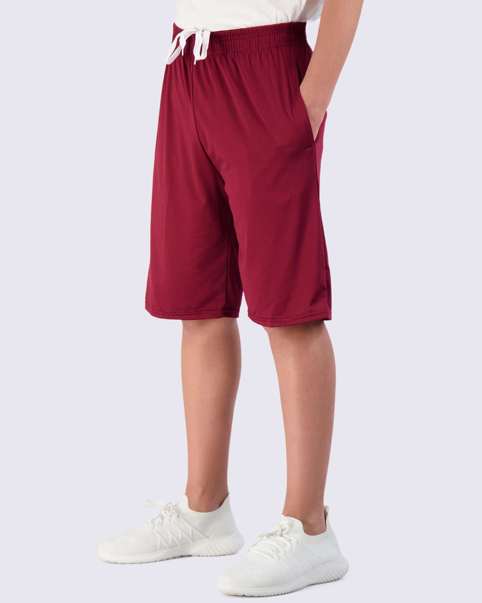 5 Pack: Boys Printed Dry Fit Active Shorts