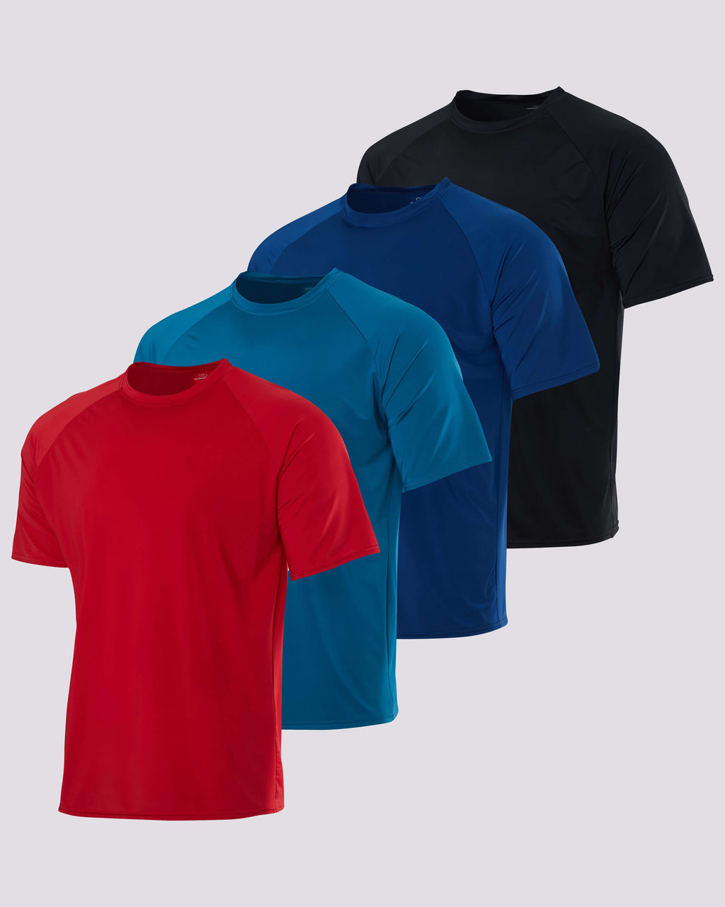 4-Pack: Boys Short Sleeve Quick Dry UPF 50+ Sun Protection Rash Guard Shirt û Swimwear Surf Top for Boys