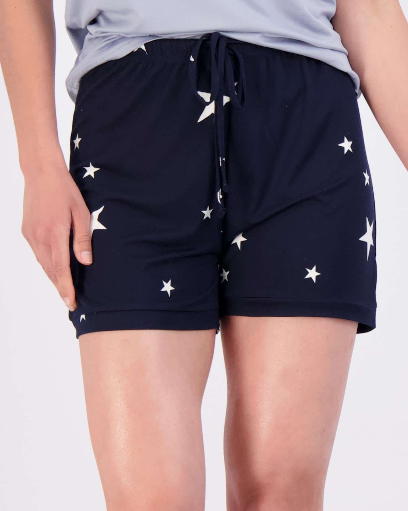 4 Piece: Womens Short Sleeve with Shorts Pajama Set