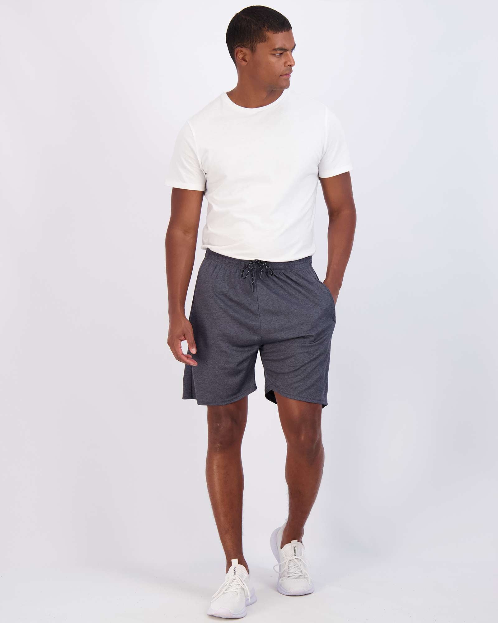 4 Pack: 7" Athletic Running Quick Dry Mesh Shorts with Zipper Pockets (Available In Big & Tall)