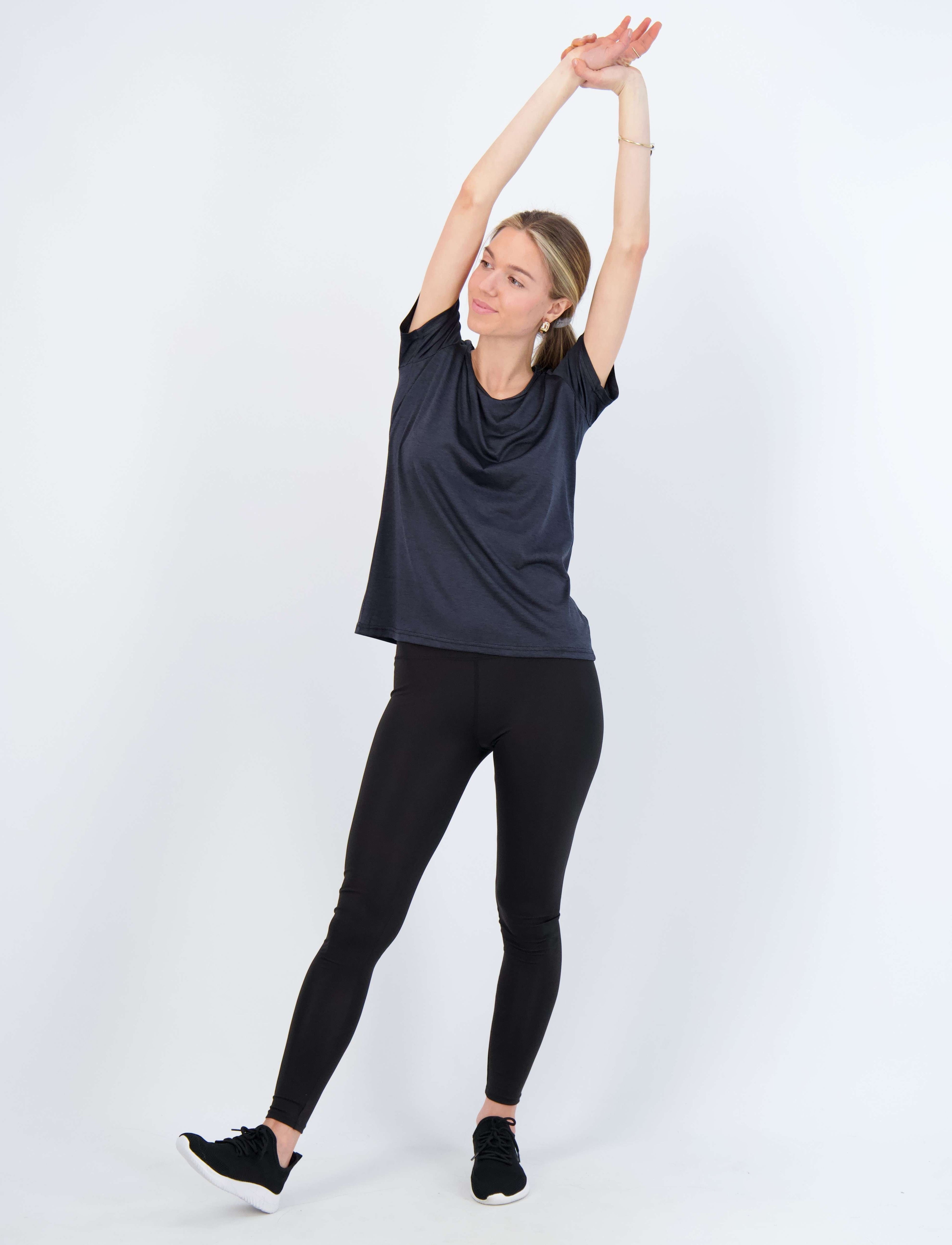 5 Pack: Womens Dry Fit Short-Sleeve Crew Neck Active T-Shirt