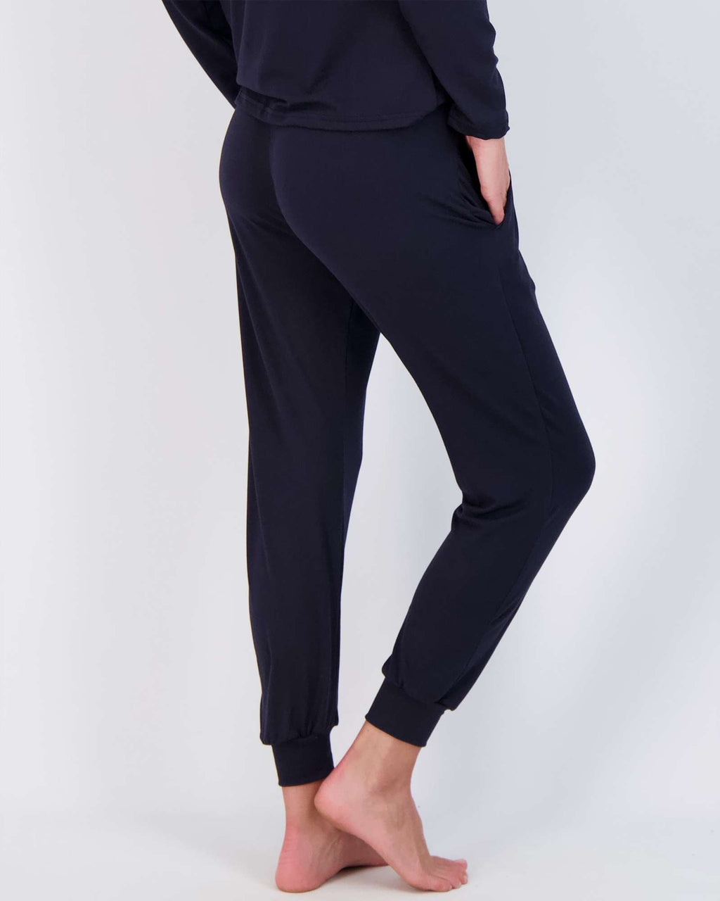 4 Piece: Womens Long Sleeve Henley & Jogger Lounge Pajama Set