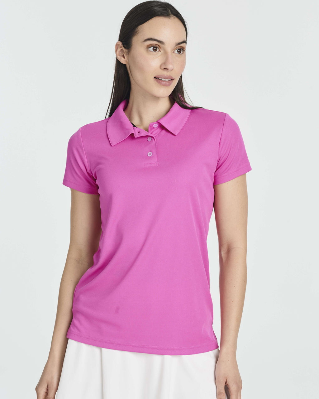 3 Pack: Womens Short Sleeve Dry-Fit Performance Polo Shirt (Available In Plus Size)